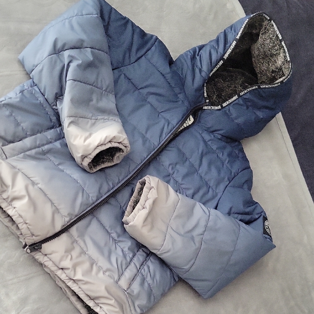 Abercrombie Kids Navy and Charcoal Jacket